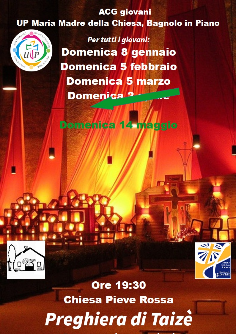 volantino preghiera Taizè 2023